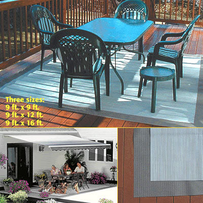Deck/Patio Mat (Available in 3 Sizes) - Motorized Awnings